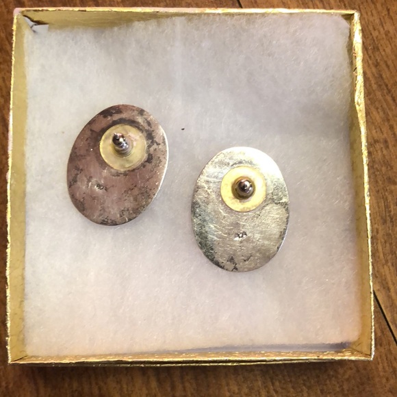 Vintage Rose Quartz Sterling Silver Earrings from the 1990’s! - Picture 4 of 15